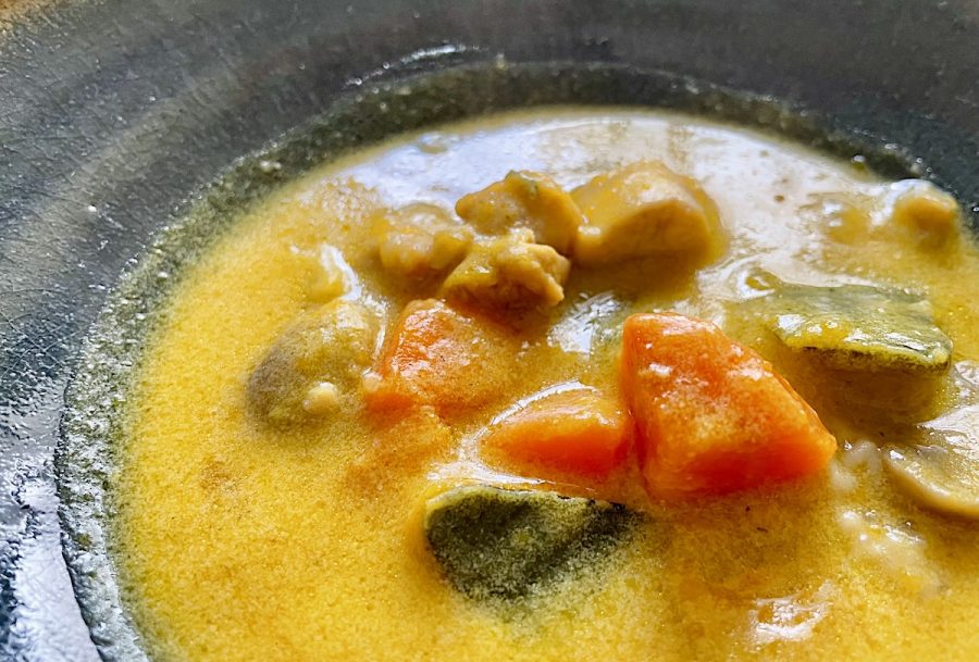 チキンとかぼちゃのクリーム煮