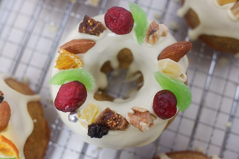 クリスマスリースケーキ