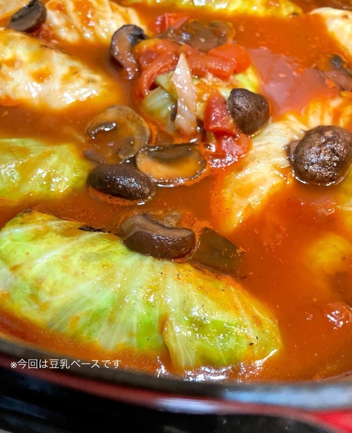 冬のロール白菜