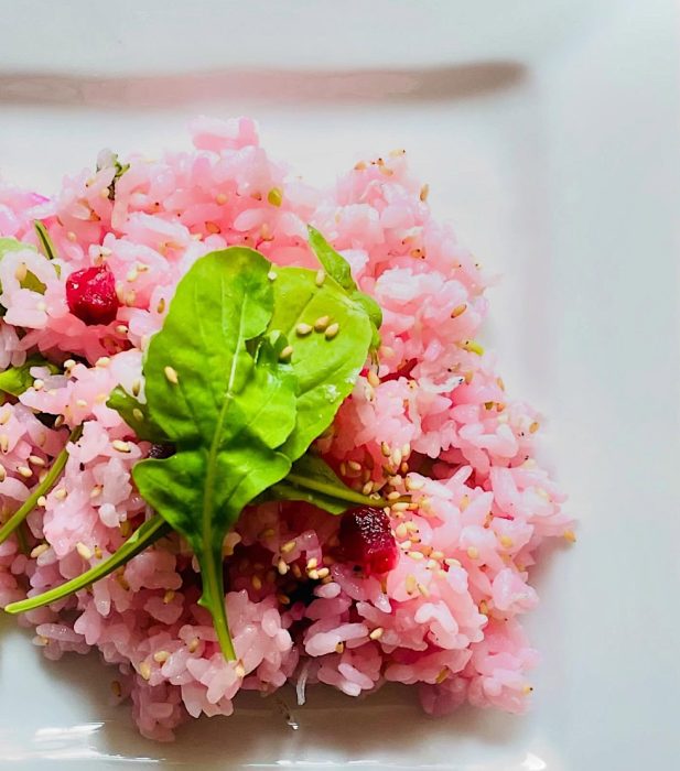 ビーツのピンクちらし寿司